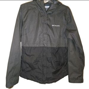 Columbia Charcoal and Black Hooded Jacket